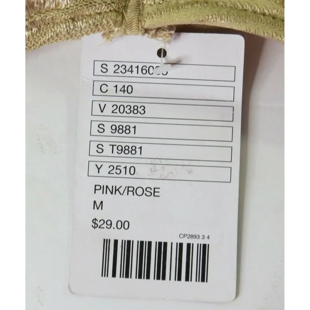 NWT Urban Outfitters Pink Rose Bralette Bandeau Tube Bra Size M